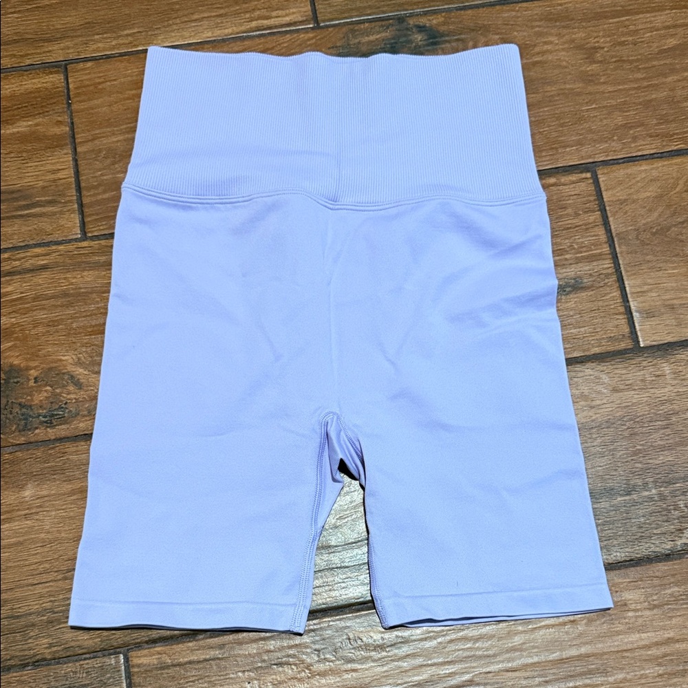 PINK Victoria's Secret Lavender High-Waisted Shorts